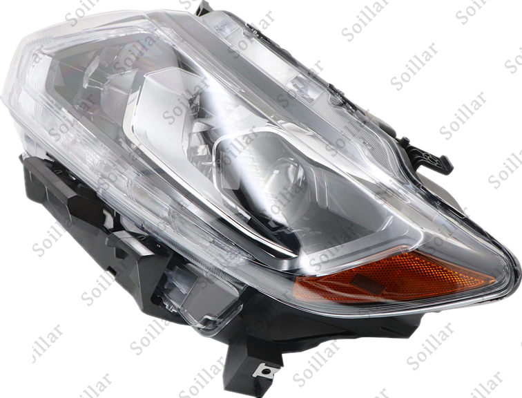 Headlight LED Left Driver Side Headlamp Assembly For 2014 2015 2016 Nissan Rogue