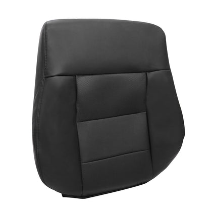 For 2010-2016 Mercedes Benz E-Class E350 E550 E250 Driver & Passenger Bottom & Top Leather Seat Cover Black