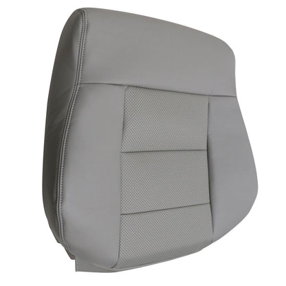 For 2010-2016 Mercedes Benz E200 E250 E300 E350 Driver & Passenger Bottom & Top PERFORATED Leather Seat Cover Gray