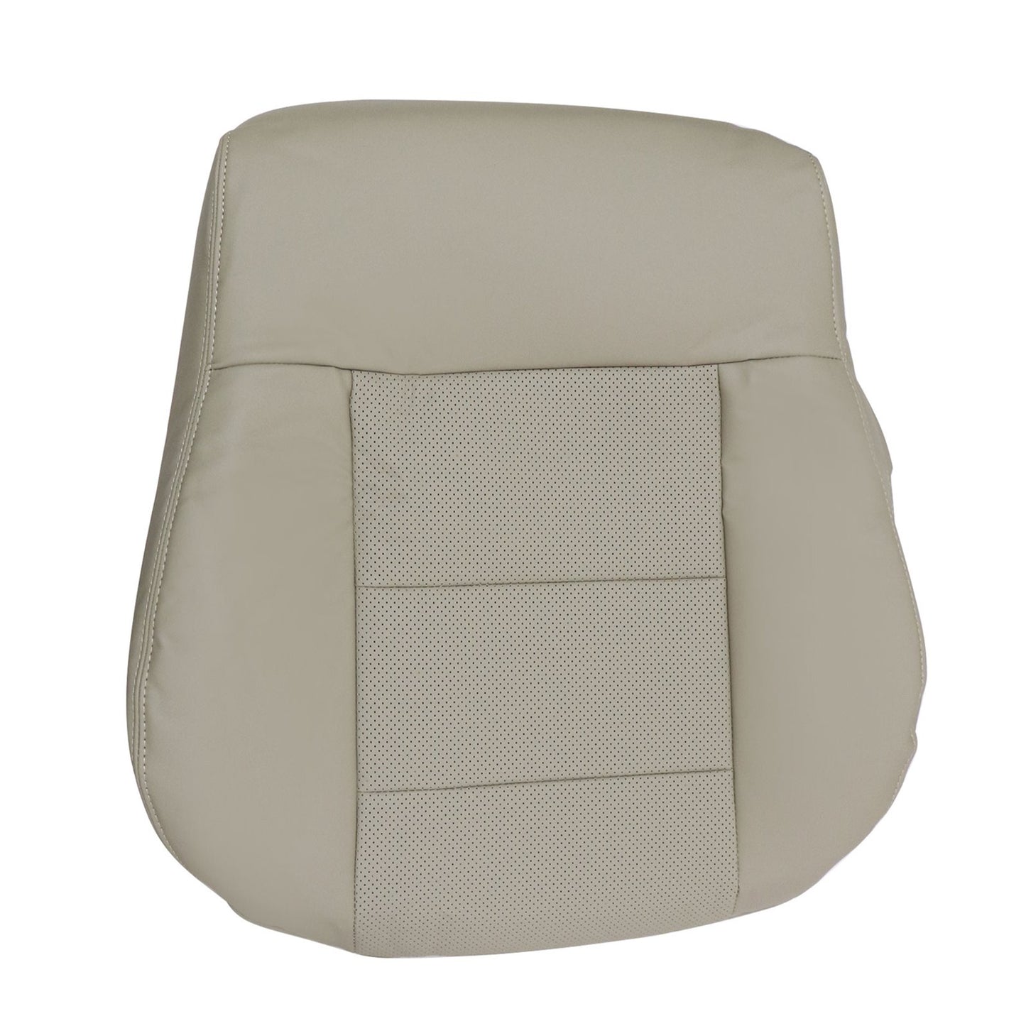 For 2010-2016 Mercedes Benz E200 E250 E300 E350 Driver Top Replacement Leather Seat Cover Tan