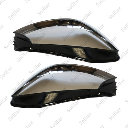 Fit Mercedes-Benz S W222 S450 S63 AMG 2018-20 Pair Headlight Lens Headlamp Cover