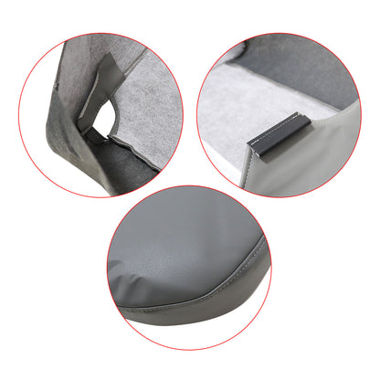 For 2001-2007 Ford F250 F350 F450 Driver-Passenger Bottom-Top Seat Cover Gray