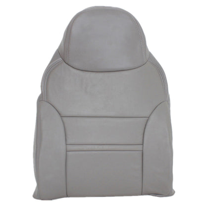 Fits 2000 2001 Ford Excursion Both Driver & Passenger Leather Seat Cover Gray