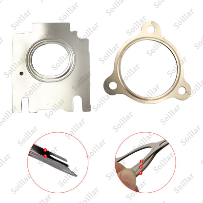 For Audi S4 S5 B9 A6 Q7 Porsche EA839 2.9 3.0 Overhaul Rebuild Gaskets Seals Kit