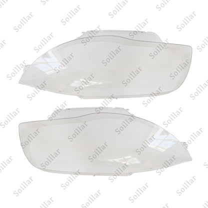 For BMW E81 E82 E87 E88 1-SERIES & 1M 2003-11 Pair Headlight Cover Headlamp Lens