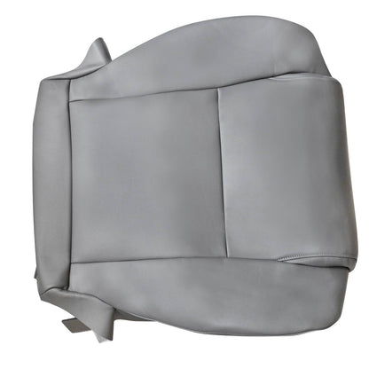 For 2007-2013 Toyota Tundra Work Truck Driver Bottom Leather Seat Cover Gray