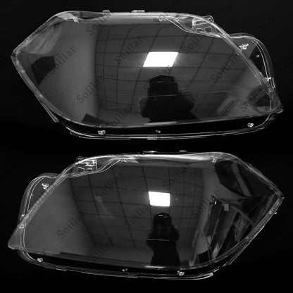 2X Headlamp Headlight Lens Cover LH+RH For Mercedes-Benz GL-Class X166 12-16
