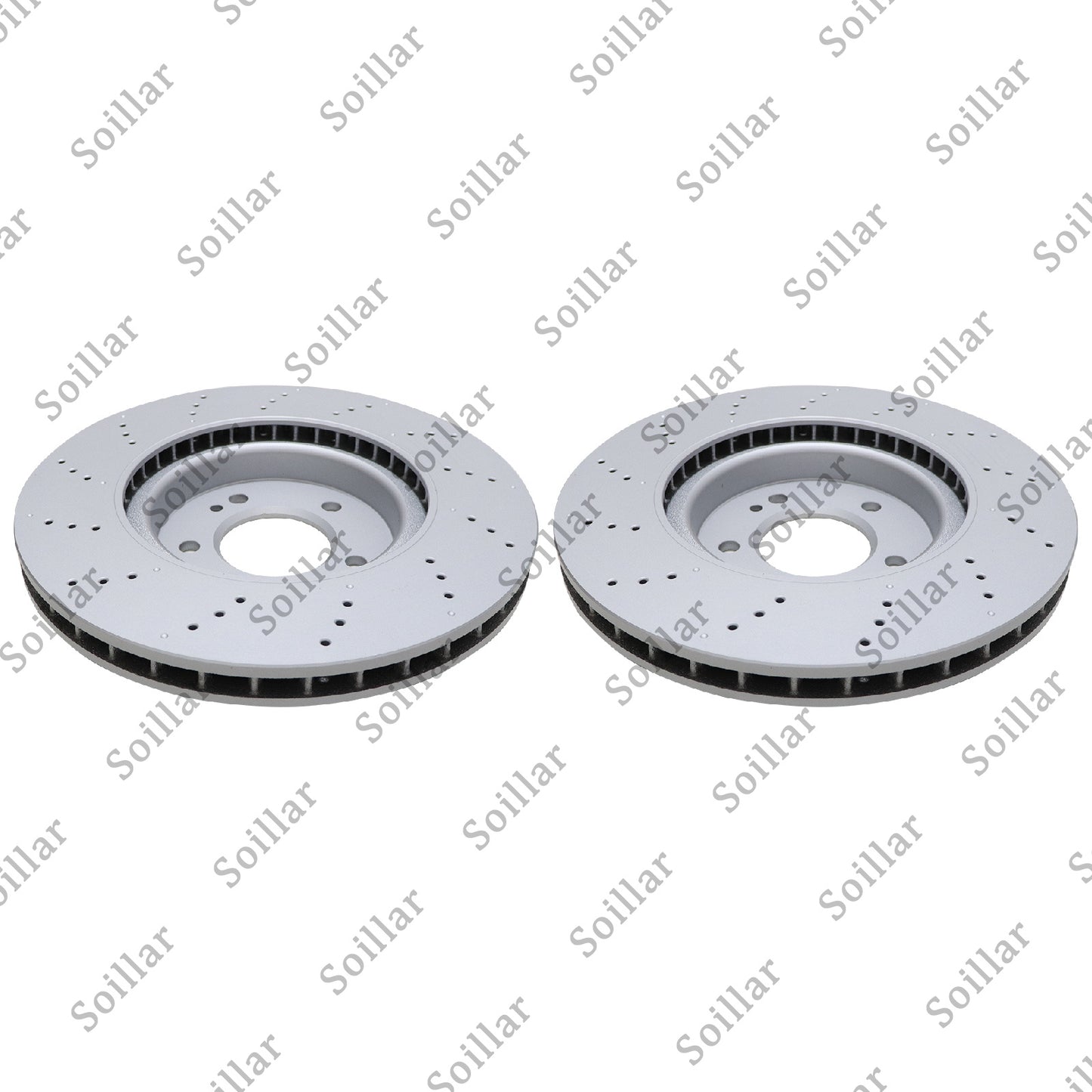2Pcs Rear Brake Discs Rotors 4634230000 for Mercedes Benz G63 463 19 - 23