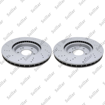 2Pcs Rear Brake Discs Rotors 4634230000 for Mercedes Benz G63 463 19 - 23