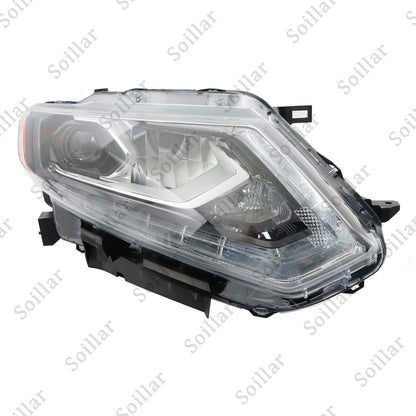 Headlight LED Passenger Side Headlamp Assembly For 2014 2015 2016 Nissan Rogue