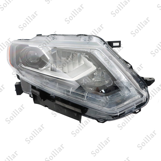 Headlight LED Passenger Side Headlamp Assembly For 2014 2015 2016 Nissan Rogue