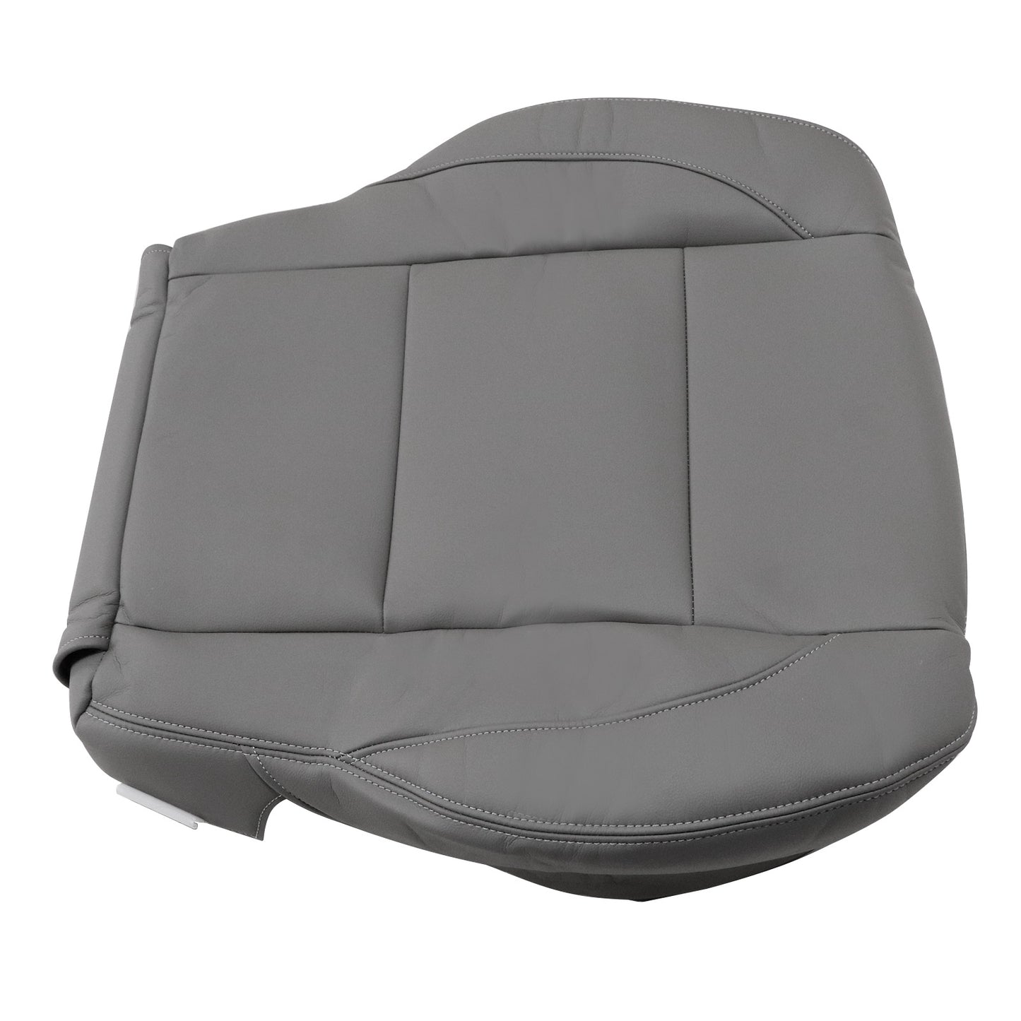 Driver Bottom Leather Seat Cover Gray For Nissan Titan 2005-2015 Replacement