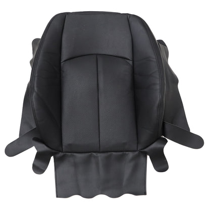 For 2003-2009 Mercedes Benz E63 E280 E300 E320 E350 E500 E550 Driver Bottom & Top PERFORATED Leather Seat Cover Black
