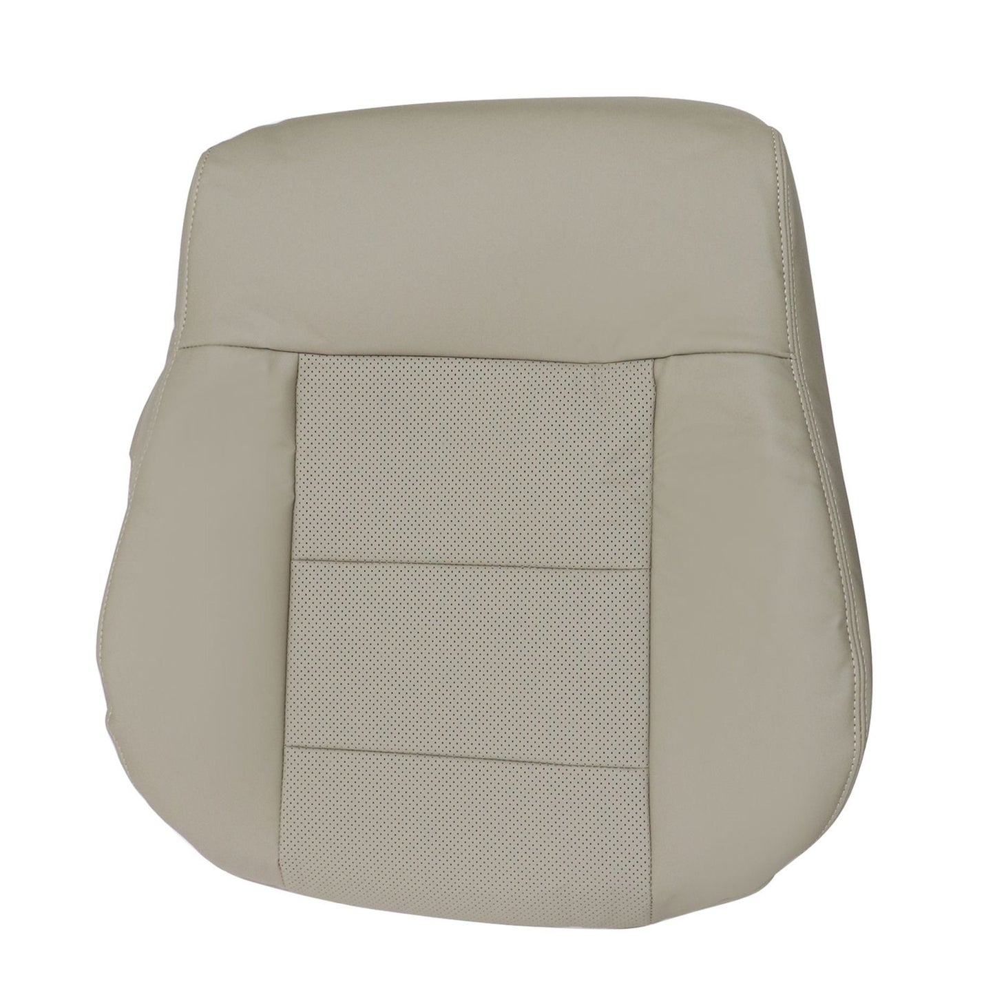 For 2010-2016 Mercedes Benz E200 E250 E300 E350 Passenger Top Replacement Leather Seat Cover Tan