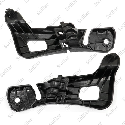 Front Left & Right Bumper Mount Brackets Black For Volkswagen Beetle 2012-2016