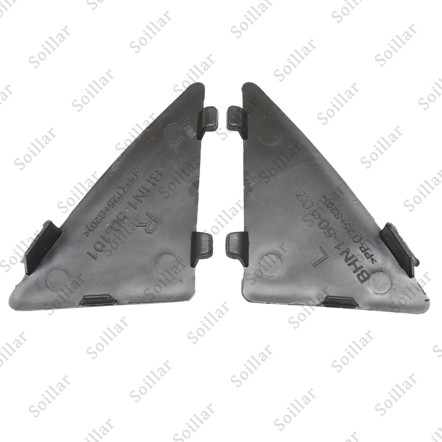 For 2014-2016 Mazda 3 Front Lower Bumper Tow Hook Eye Cover Cap Triangle Trim