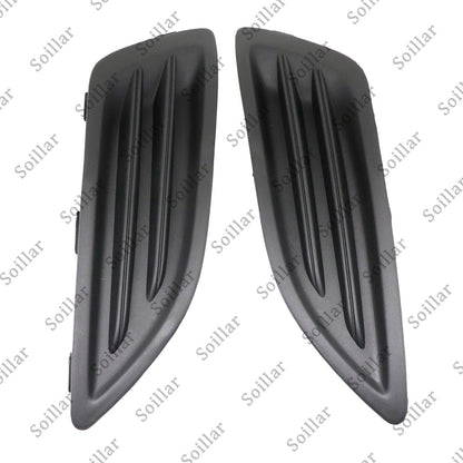 New Black Plastic Front Left+Right Fog Light Housings For 2014-2019 Ford Fiesta
