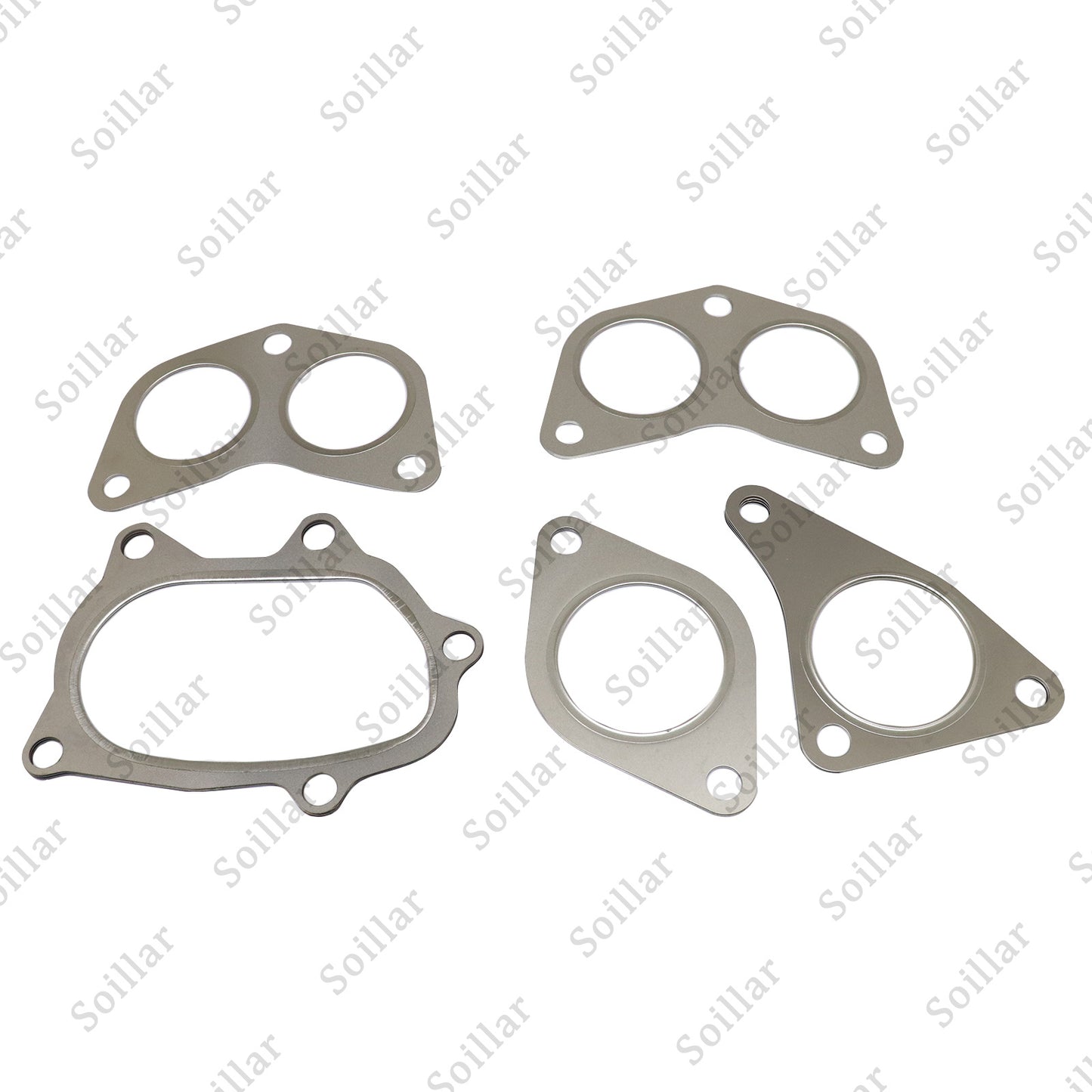 For Subaru Impreza WRX STi GT TURBO Up Down Pipe Exhaust Manifold Gasket SET