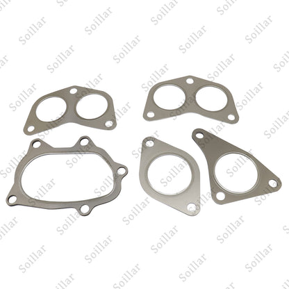 For Subaru Impreza WRX STi GT TURBO Up Down Pipe Exhaust Manifold Gasket SET