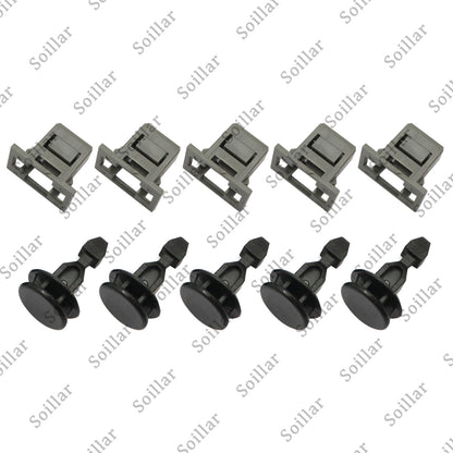 5 Sets Car Striker Engine Bulkhead Cover Retainer Clips For 18-24 Honda Odyssey