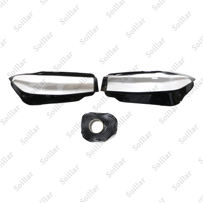 Headlight Pair Headlamp Lens Cover For Infiniti Q50 2014-2021 Front Left Right