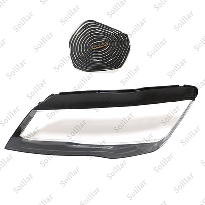 1x Front Left Headlight Clear Lens Shell+ Seal Glue For Audi A7 S7 RS7 2012-2015