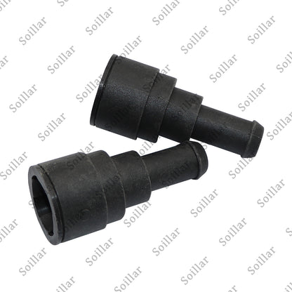 2pcs Heater Core Coolant Hose Connector for Cadillac Chevrolet Tahoe GMC Buick