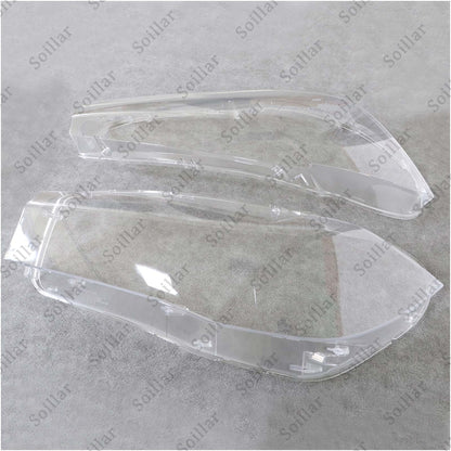 Fit BMW X5 F15 F16 X6 2014-2018 Pair Headlight Headlamp Lens Cover Replacement