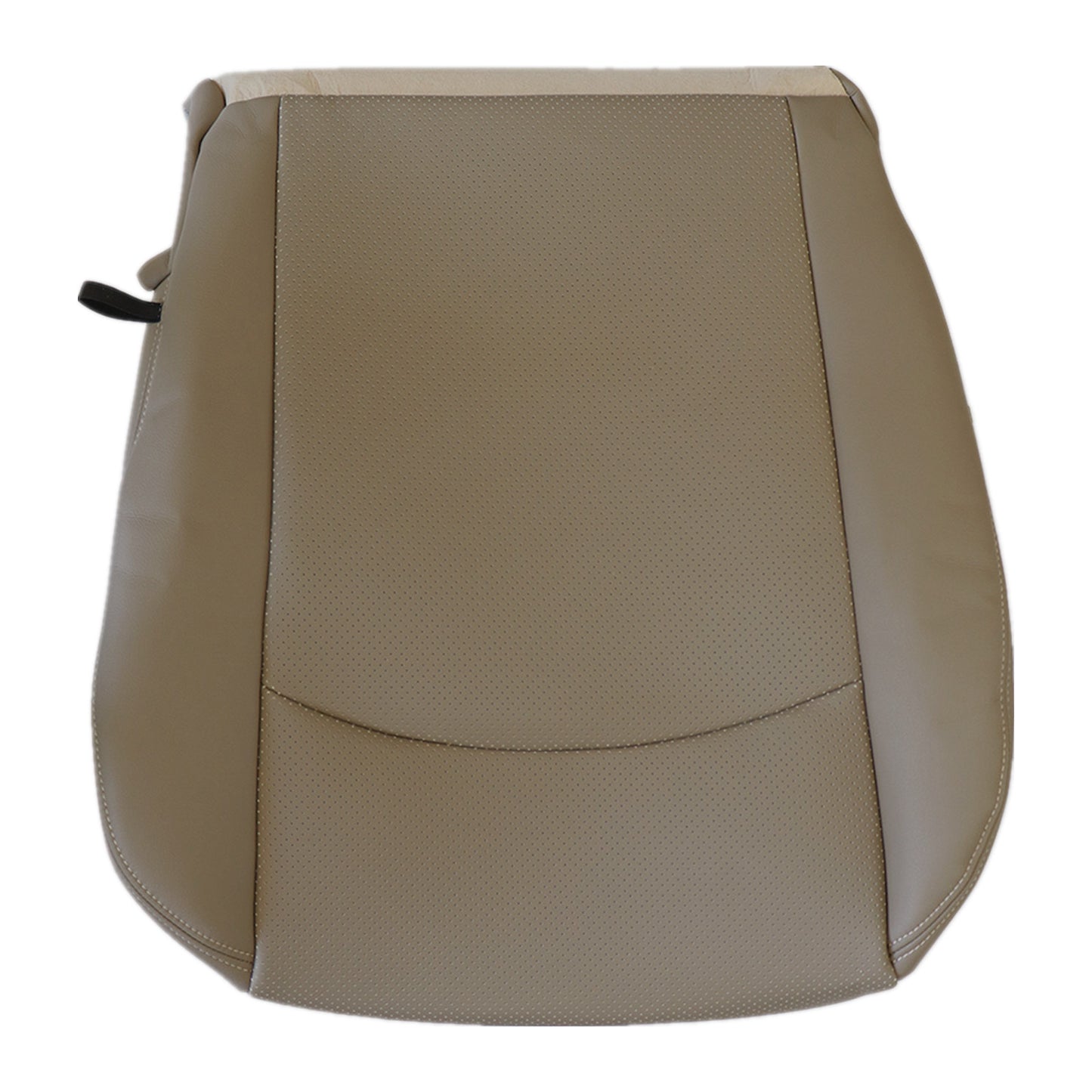 For 2009-2012 Dodge Ram 1500 2500 Front Driver & Passenger Bottom Perforated Leather Seat Cover Tan