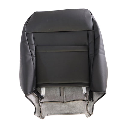 For 2007-2014 Ford Expedition Limited Front Driver & Passenger Bottom & Top Leather Seat Cover Black