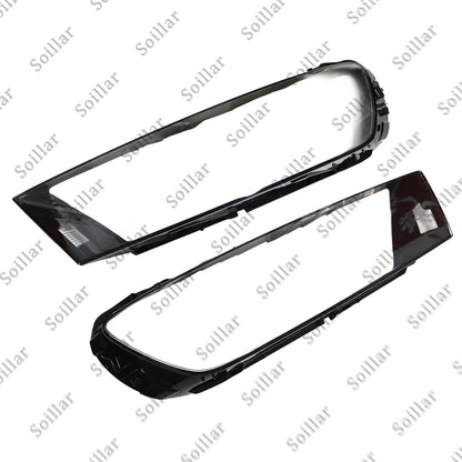Left Right Headlamp Cover Headlight Shell Lens For Audi Q7 2017-2019