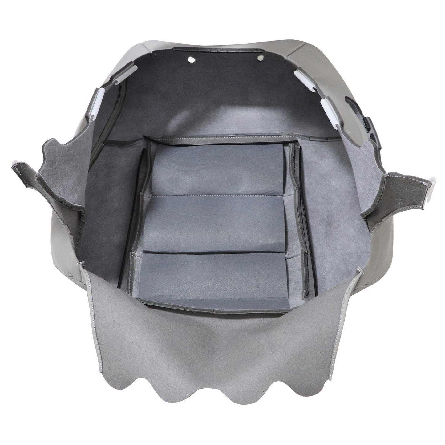 For 2010-2016 Mercedes Benz E200 E250 E300 E350 Passenger Top Replacement Leather Seat Cover Gray