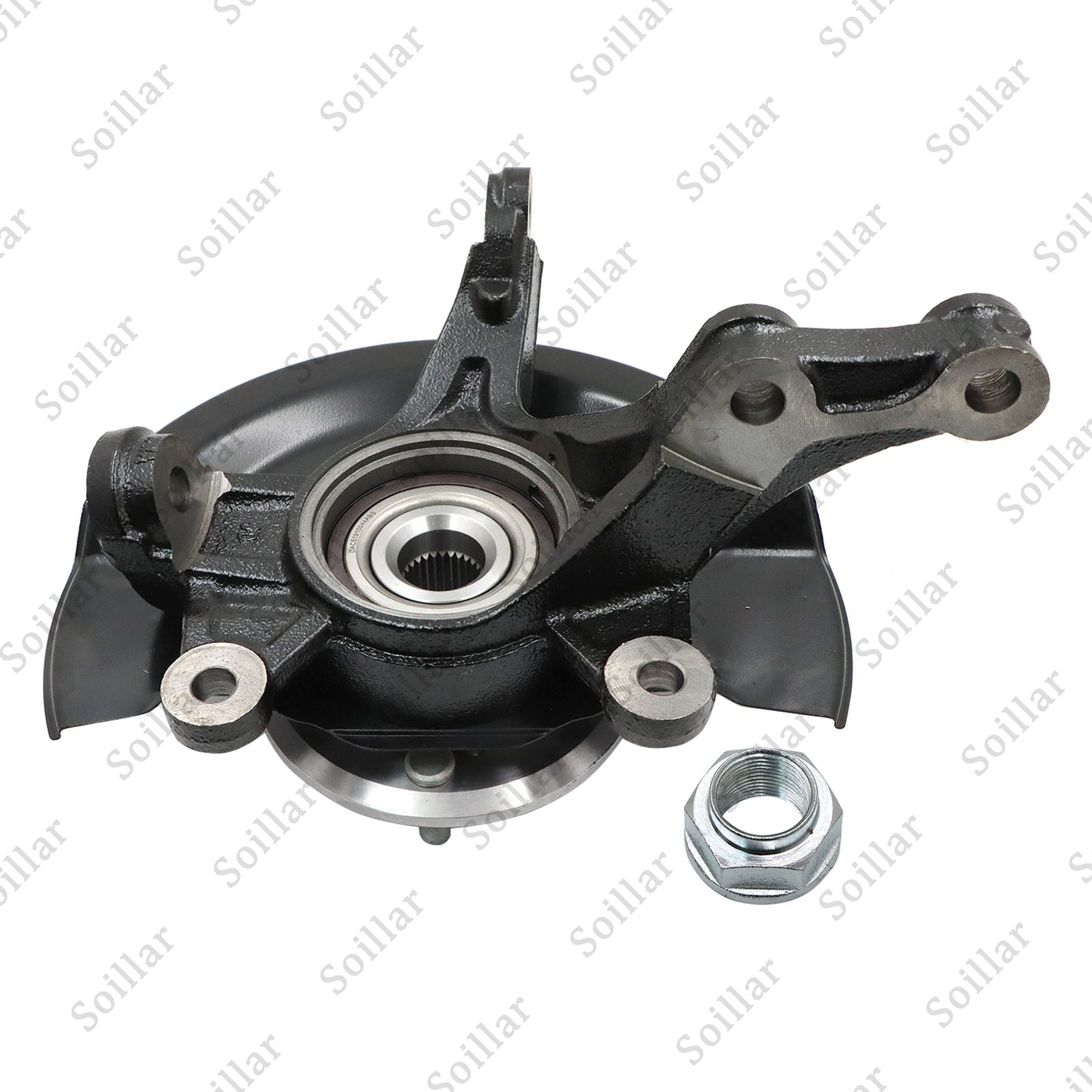 Front Left Steering Knuckle & Wheel Hub Bearing Assembly For Honda CR-V 2007-09