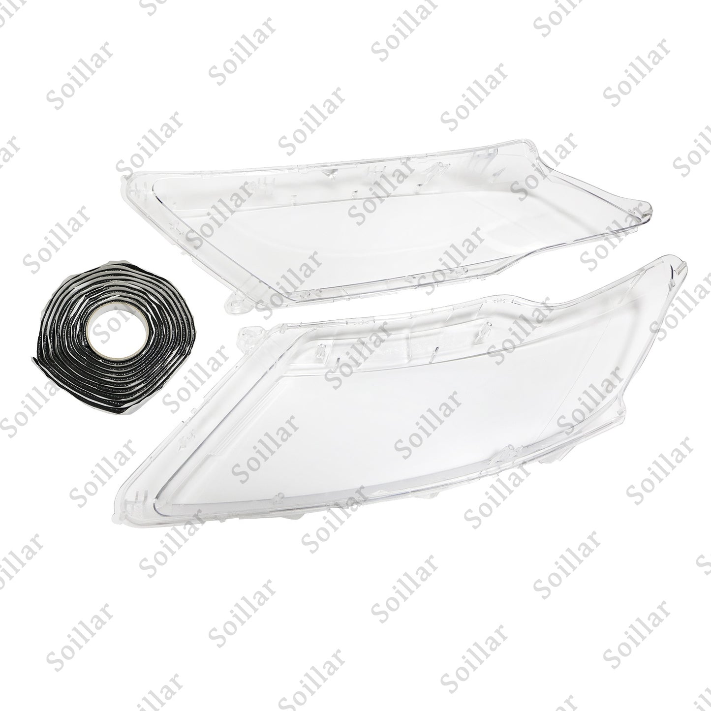 Pair Front Headlight Headlamp Lens Covers Left&Right For Lincoln MKX 2014-2018