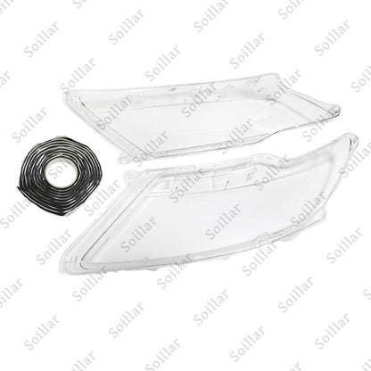 Pair Front Headlight Headlamp Lens Covers Left&Right For Lincoln MKX 2014-2018