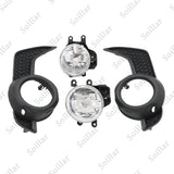 Trim Surround Covers Fog Lights+Lamps Bezel For 2014-2020 Toyota 4Runner /SR5