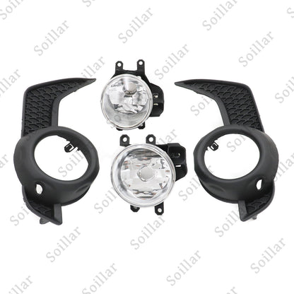 Trim Surround Covers Fog Lights+Lamps Bezel For 2014-2020 Toyota 4Runner /SR5