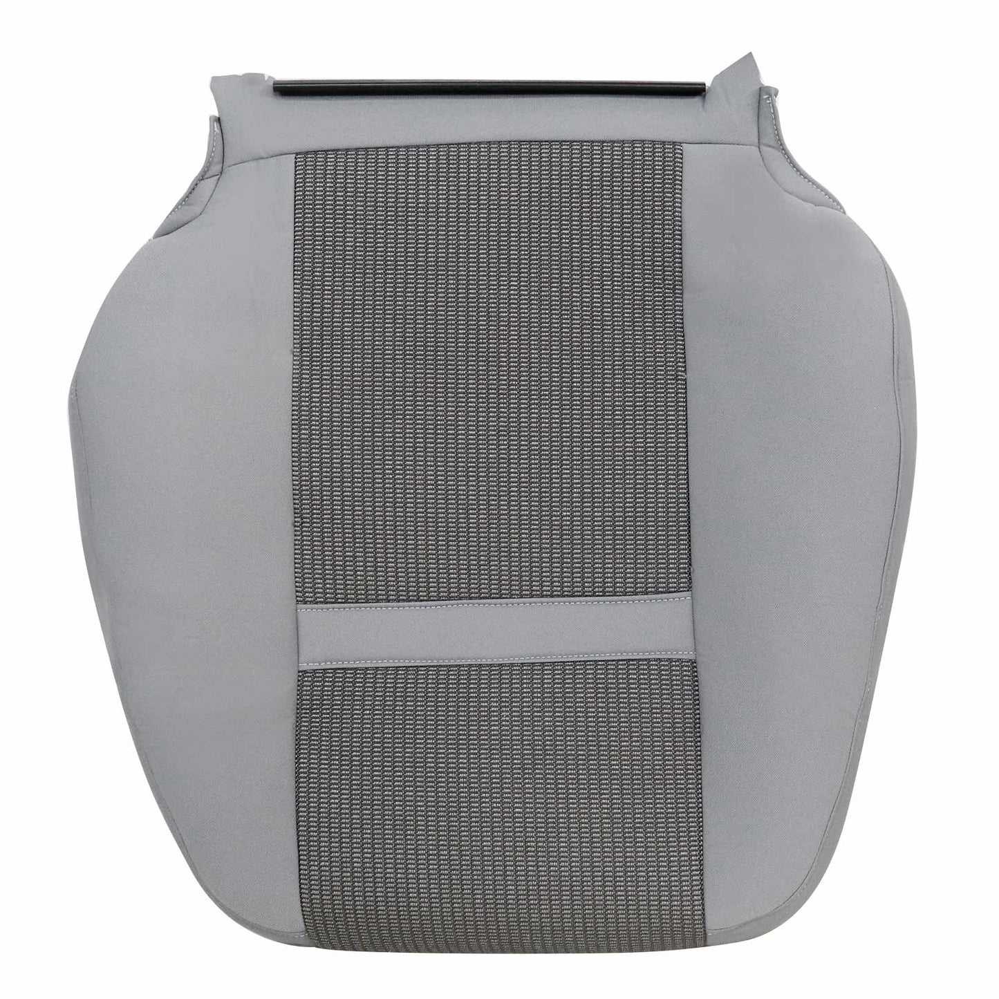 For 2006-2010 Dodge Ram 1500 2500 Front Driver & Passenger Bottom & Top Cloth Seat Cover Light Gray
