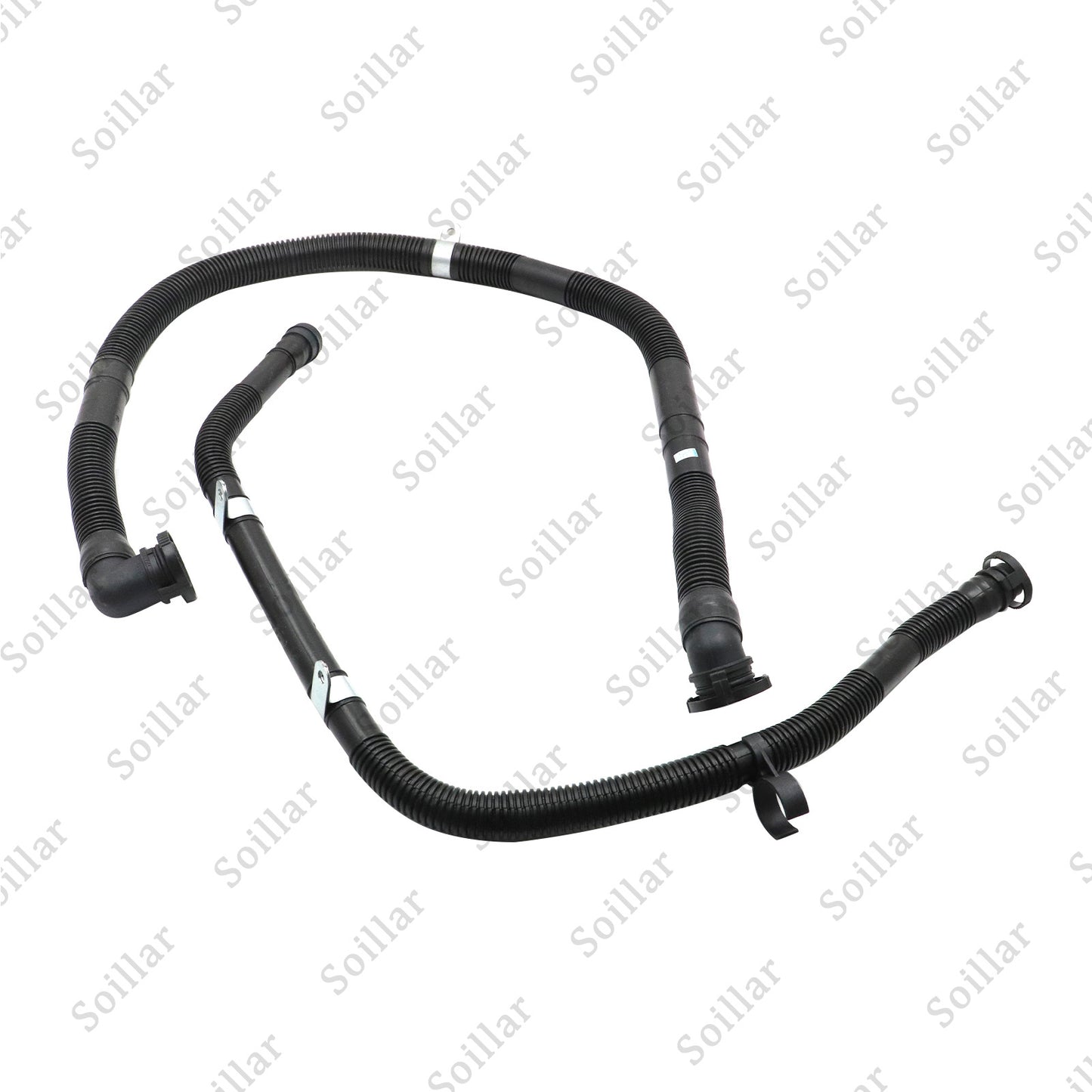 2PCS Air Pump Connecting Hose For VW Golf Jetta AWD AWW AUDI TT AWP 1.8T
