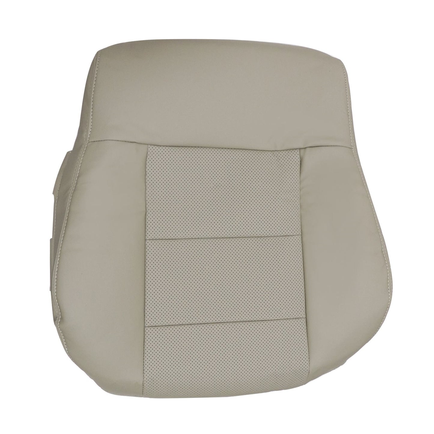 For 2010-2016 Mercedes Benz E200 E250 E300 E350 Passenger Top Replacement Leather Seat Cover Tan