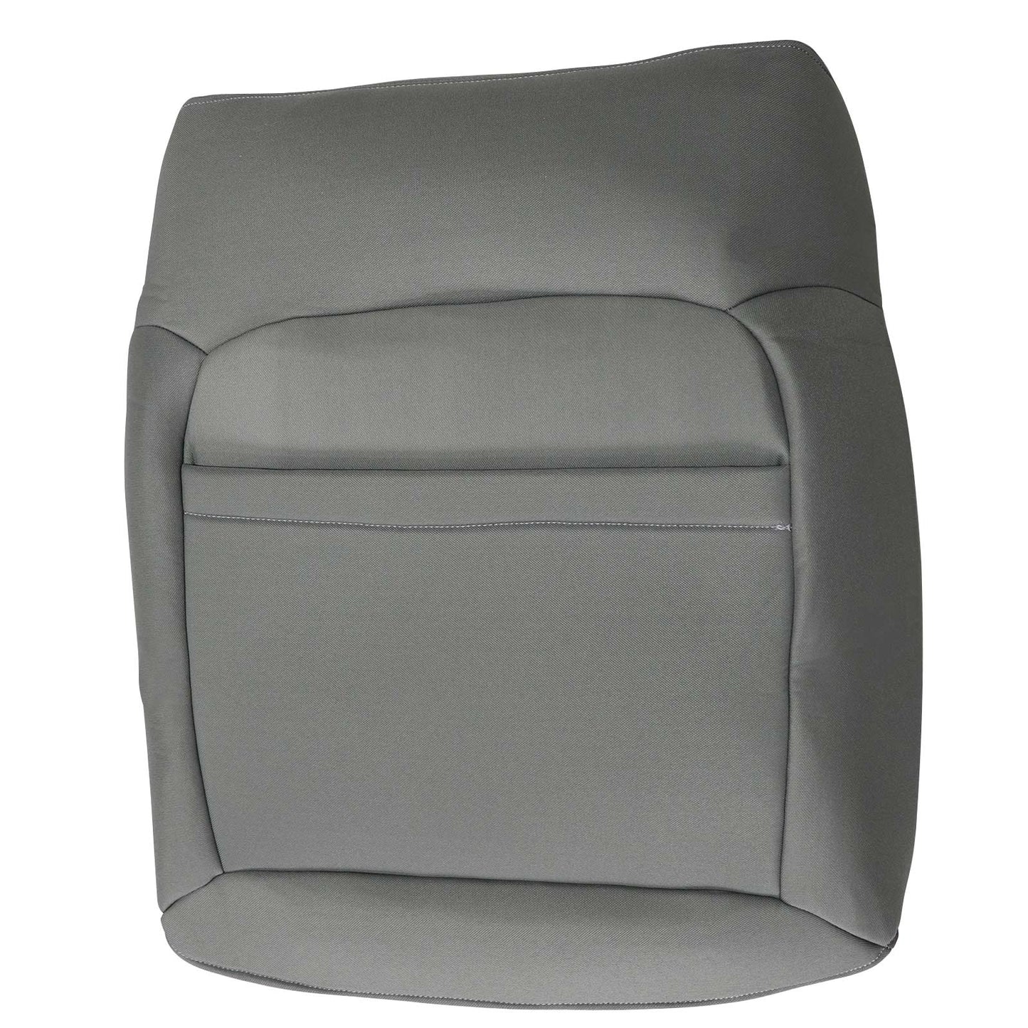 Front Driver & Passenger Bottom & Top Cloth Seat Cover Flint Gray 2004-2008 For Ford F-150 Lariat XL XLT STX FX4