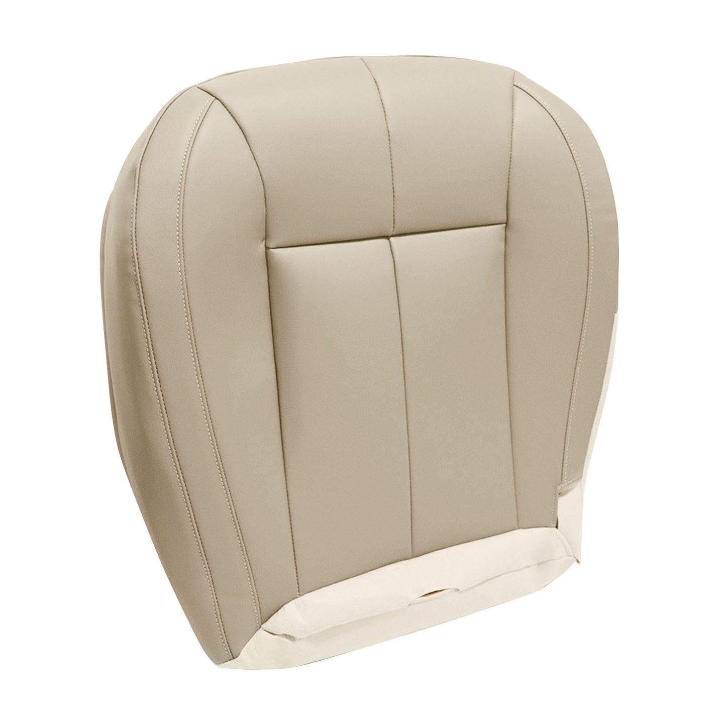 For 1999-2004 Jeep Grand Cherokee Front Driver Bottom Leather Seat Cover Tan