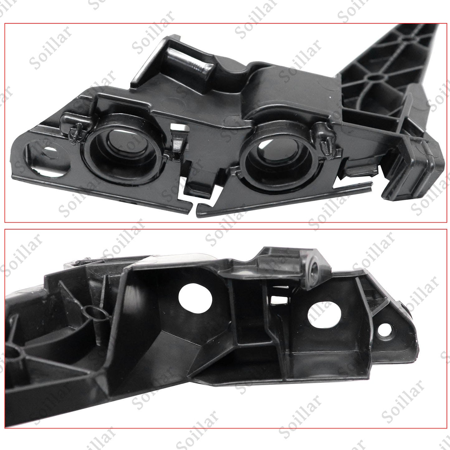 Front Left & Right Bumper Support Fascia Bracket for Volkswagen Jetta 2019-2020