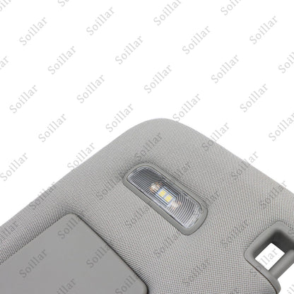 For 15-19 Cadillac Chevrolet GMC Gray Right Passenger Side Sun Visor W/ Light