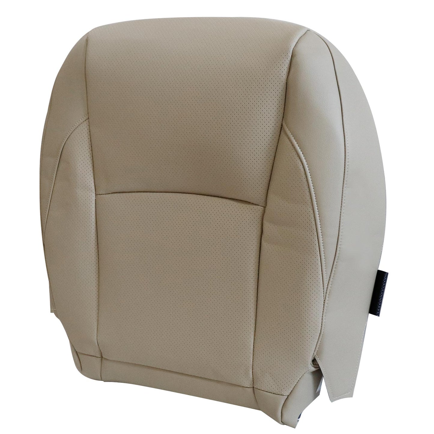 For 2007-2012 Lexus ES350 Driver Bottom Perforated Leather Seat Cover Tan