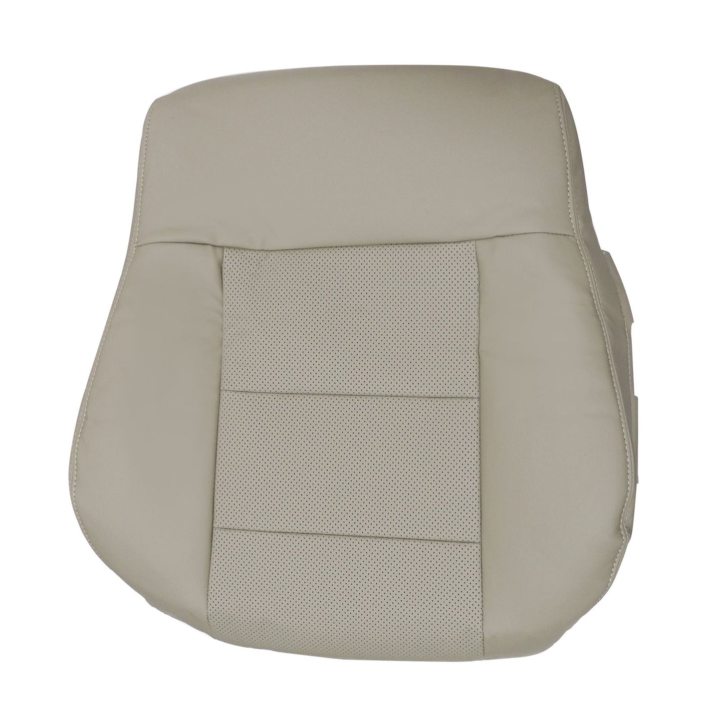 For 2010-2016 Mercedes Benz E200 E250 E300 E350 Driver Top Replacement Leather Seat Cover Tan