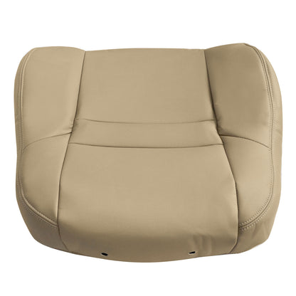 For 2003-2007 Honda Accord 4DR Front Driver & Passenger Bottom & Top Leather Seat Cover Tan
