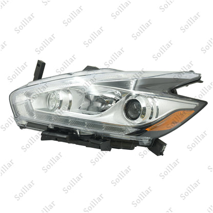 For 2015-2018 Nissan Murano Halogen Left Driver Side LED DRL Head Light Headlamp