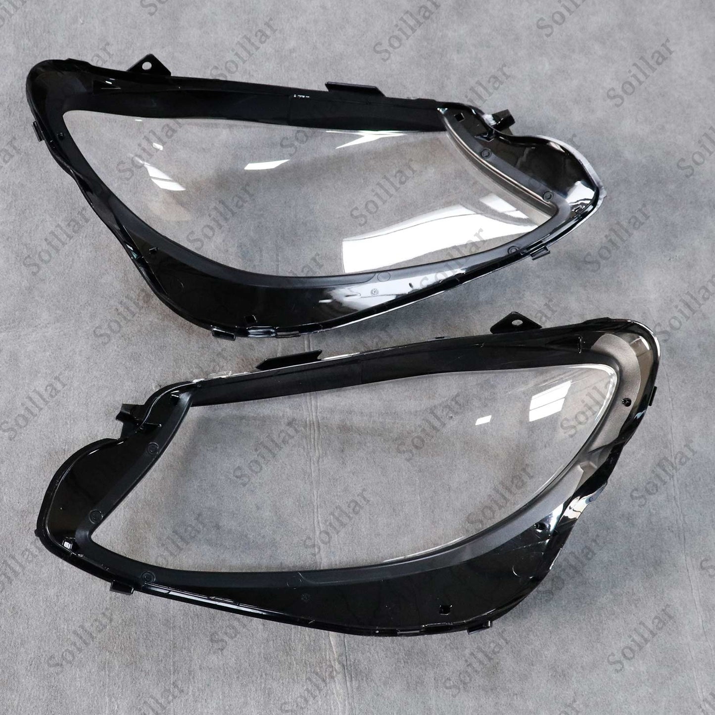 2x Headlight Lens Cover Shell For 2016-2023 Mercedes Benz E Class W213 E300 E450