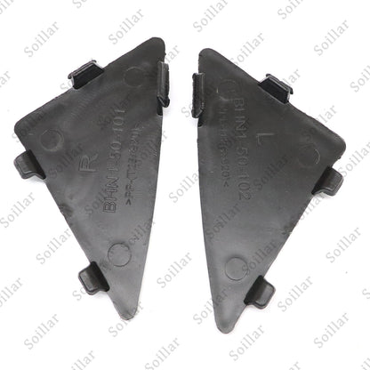 For 2014-2016 Mazda 3 Front Lower Bumper Tow Hook Eye Cover Cap Triangle Trim